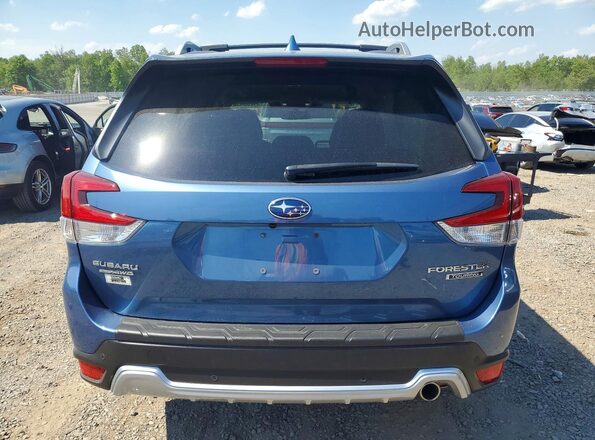 JF2SKARC3NH528468 2022 SUBARU FORESTER Blue Вид ззаду
