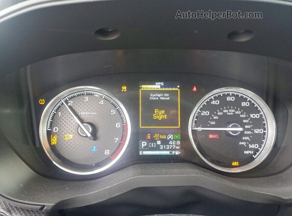 JF2SKARC3PH549534 2023 SUBARU FORESTER Черный Вид щитка приборов
