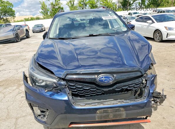 JF2SKARC4LH413729 2020 SUBARU FORESTER Синий Вид спереди