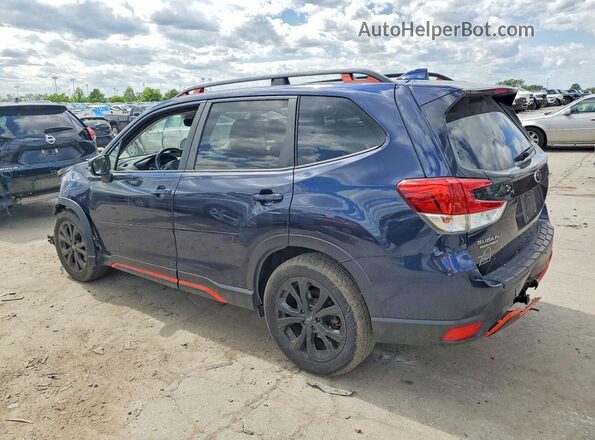 JF2SKARC4LH413729 2020 SUBARU FORESTER Синий Задняя левая четверть