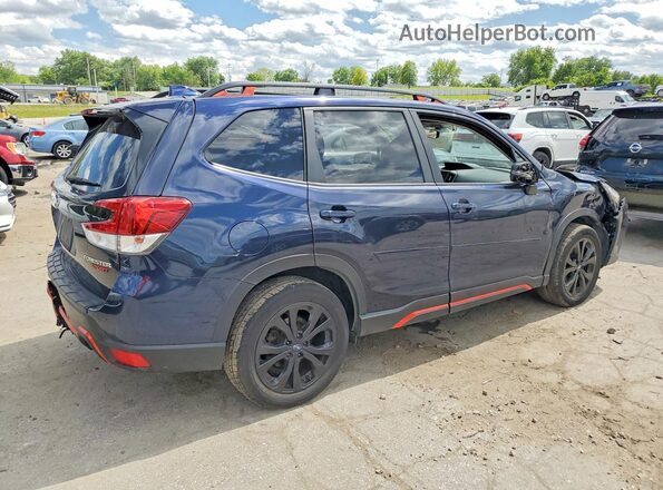 JF2SKARC4LH413729 2020 SUBARU FORESTER Синий Задняя правая четверть