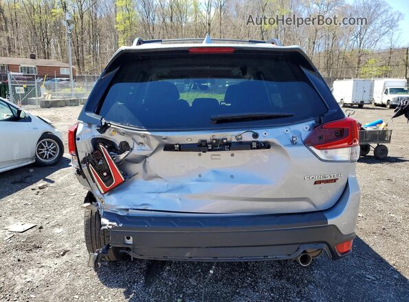 JF2SKARC4MH464990 2021 SUBARU FORESTER Серебряный Вид сзади