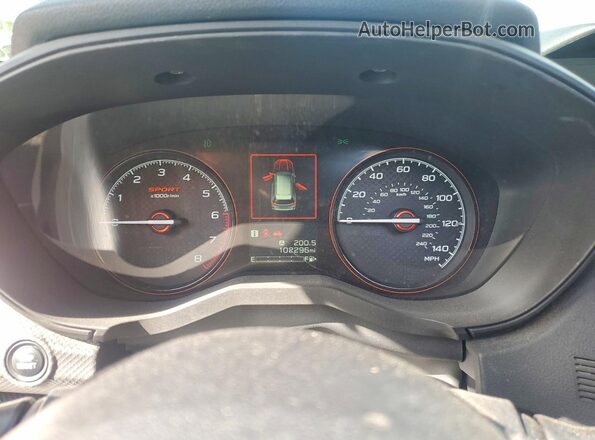 JF2SKARC7LH460978 2020 SUBARU FORESTER Черный Вид щитка приборов