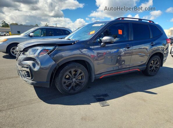 JF2SKARC7MH492119 2021 SUBARU FORESTER Charcoal Przód lewy