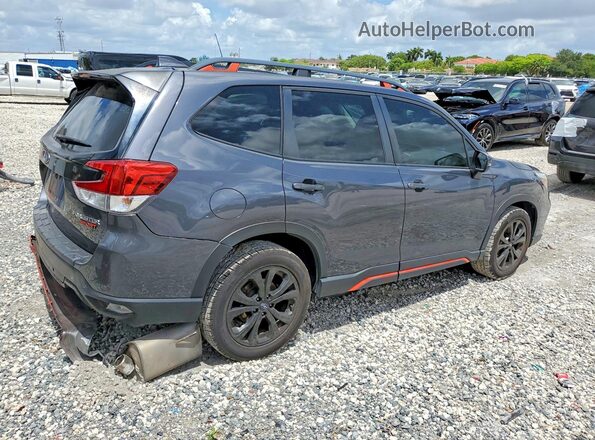 JF2SKARC8LH444496 2020 SUBARU FORESTER Серый Задняя правая четверть