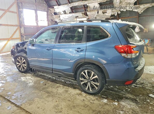 JF2SKASC0LH579918 2020 SUBARU FORESTER Синий Задняя левая четверть