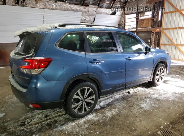 JF2SKASC0LH579918 2020 SUBARU FORESTER Синий Задняя правая четверть