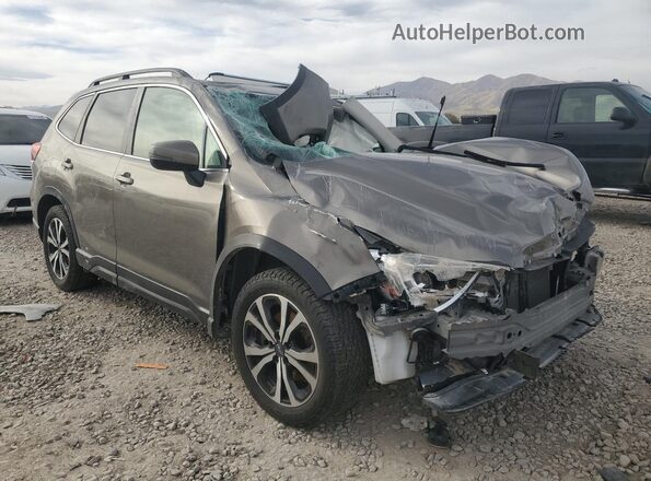 JF2SKASC4KH537668 2019 SUBARU FORESTER Коричневый Передняя правая четверть
