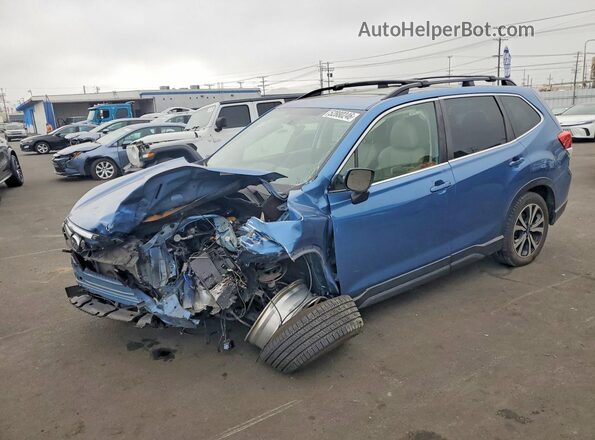 JF2SKASC4MH453630 2021 SUBARU FORESTER Blue Przód lewy