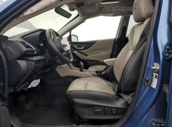 JF2SKASC4MH453630 2021 SUBARU FORESTER Blue Widok wnętrza z przodu
