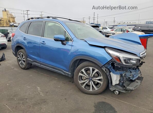 JF2SKASC4MH453630 2021 SUBARU FORESTER Blue Przód prawy