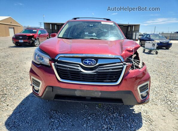 JF2SKASC5KH416969 2019 SUBARU FORESTER Красный Вид спереди