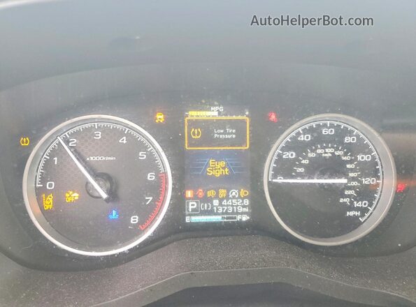 JF2SKASC7LH405053 2020 SUBARU FORESTER Белый Вид щитка приборов