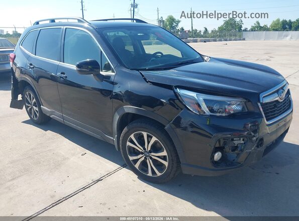 JF2SKASC9MH475140 2021 SUBARU FORESTER Black Передня права чверть