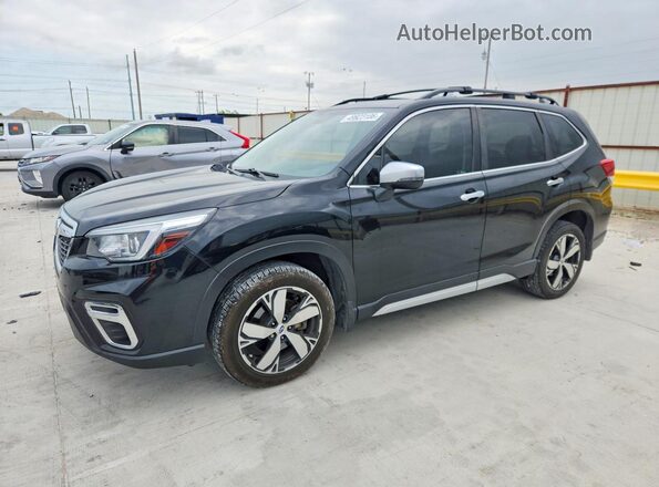 JF2SKAWC2KH576995 2019 SUBARU FORESTER Черный Передняя левая четверть
