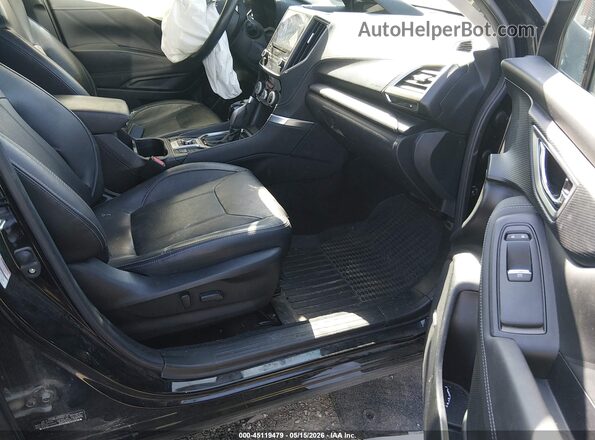 JF2SKAWC6KH448128 2019 SUBARU FORESTER Черный Вид салона спереди