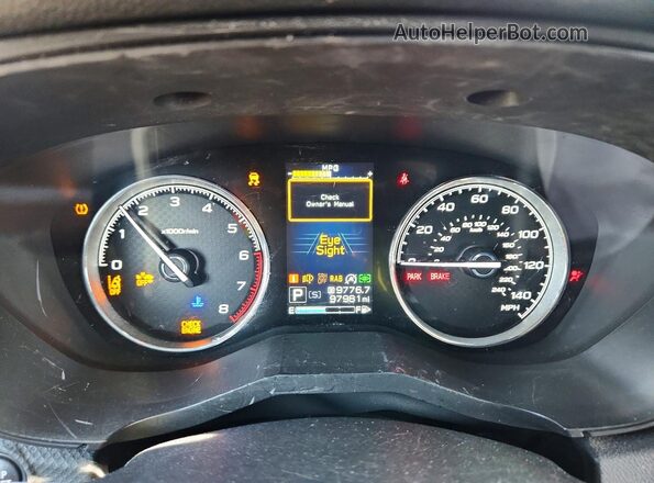 JF2SKAXC0LH438405 2020 SUBARU FORESTER Серый Вид щитка приборов