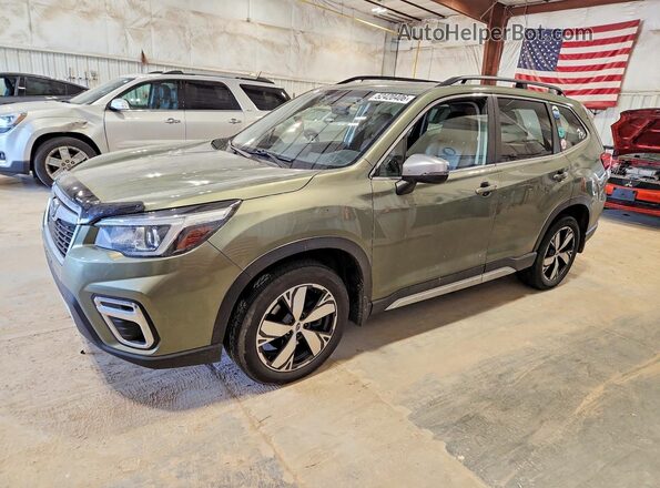 JF2SKAXC0LH443877 2020 SUBARU FORESTER Зеленый Передняя левая четверть