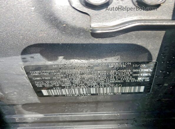 JF2SKAXC0MH432640 2021 SUBARU FORESTER Серый Вид подкапотного пространства