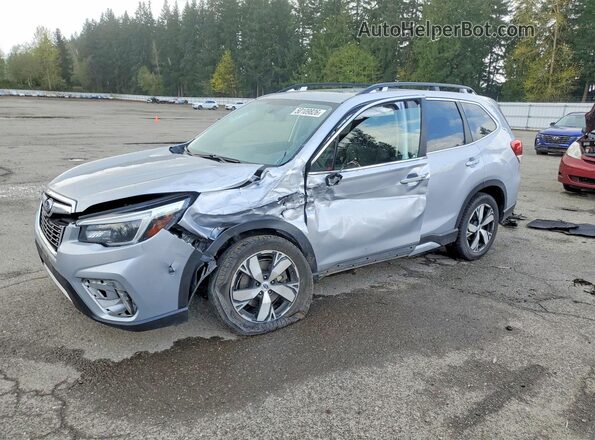 JF2SKAXC3MH477975 2021 SUBARU FORESTER Silver Առջևի ձախ երեք քառորդ տեսարան