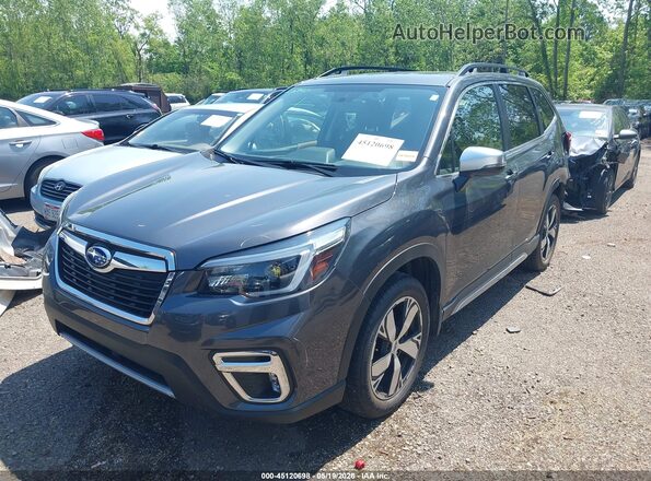 JF2SKAXC4MH477998 2021 SUBARU FORESTER Gray წინა მარცხენა ხედი სამი მეოთხედიდან