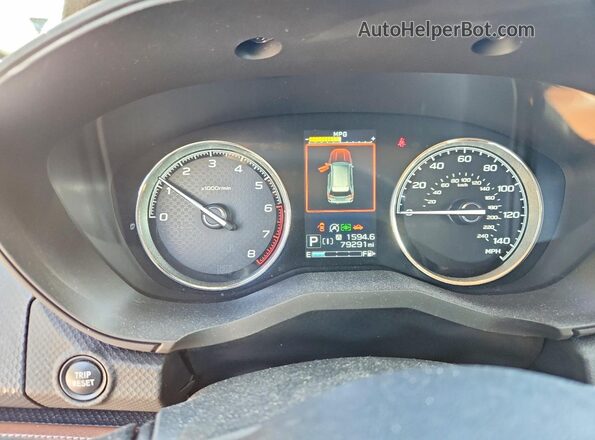 JF2SKAXC5LH410745 2020 SUBARU FORESTER Gray Вид щитка приладів