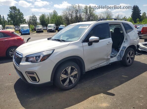 JF2SKAXC6LH423987 2020 SUBARU FORESTER Белый Передняя левая четверть