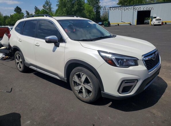 JF2SKAXC6LH423987 2020 SUBARU FORESTER Белый Передняя правая четверть