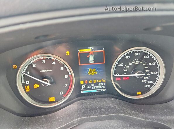 JF2SKAXC8LH412957 2020 SUBARU FORESTER Серый Вид щитка приборов