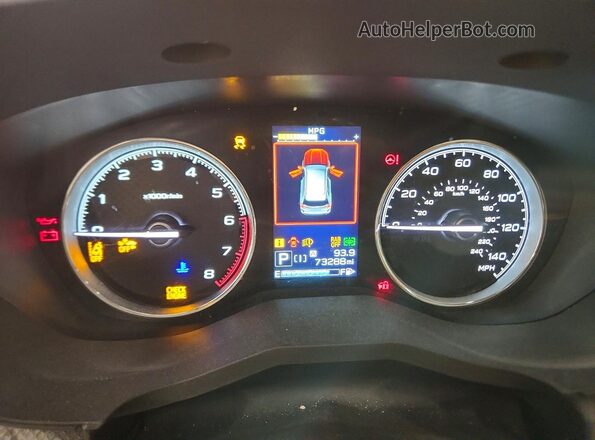 JF2SKAXC8MH579644 2021 SUBARU FORESTER Серый Вид щитка приборов
