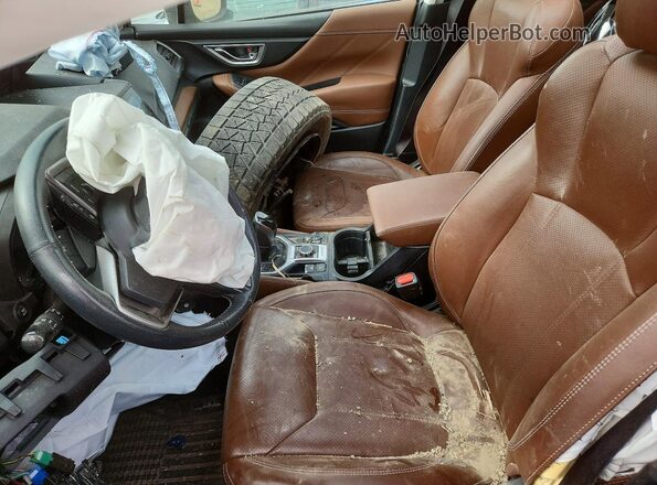 JF2SKEXC0LH450660 2020 SUBARU FORESTER Black Widok wnętrza z przodu
