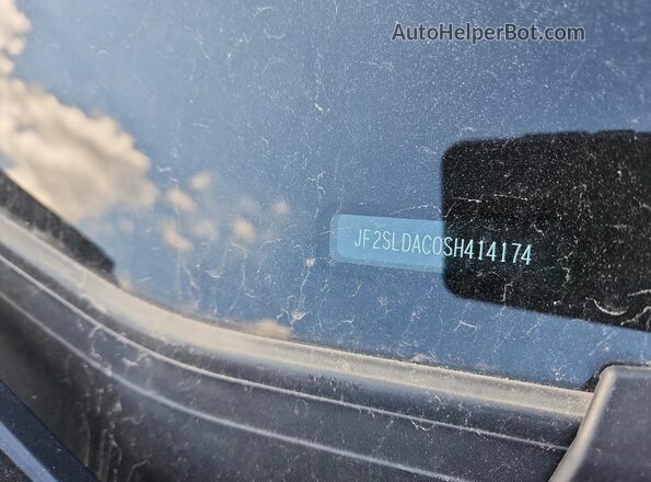 JF2SLDAC0SH414174 2025 SUBARU FORESTER Gray Vista de la etiqueta del VIN