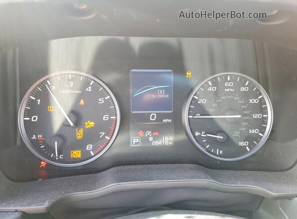 JF2SLDBC2SH433727 2025 SUBARU FORESTER Серый Вид щитка приборов