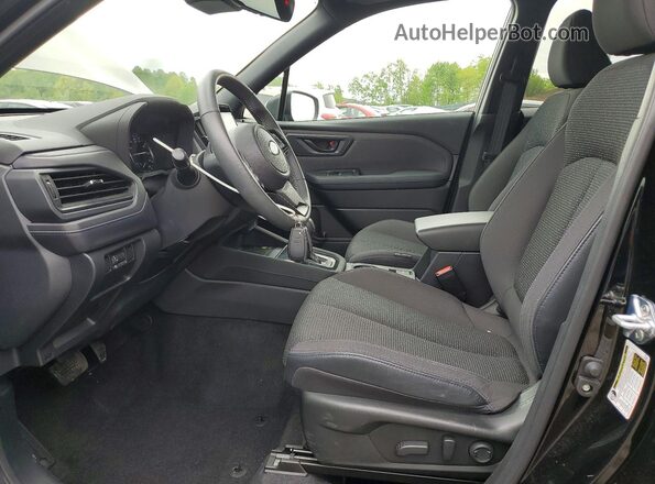 JF2SLDBC2SH530622 2025 SUBARU FORESTER Black Widok wnętrza z przodu