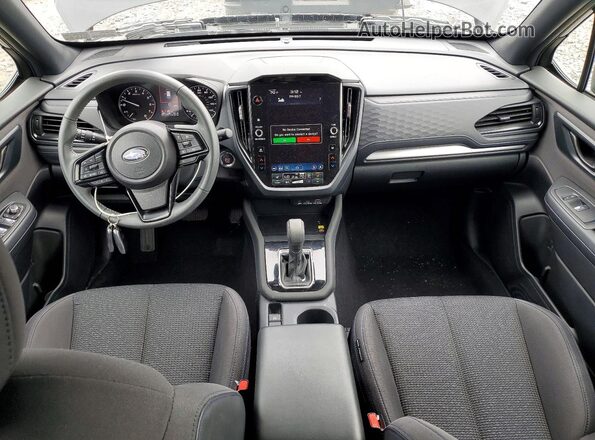 JF2SLDBC2SH530622 2025 SUBARU FORESTER Black Widok deski rozdzielczej