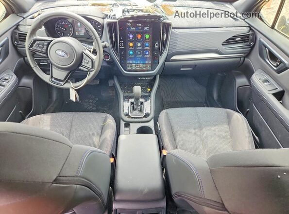 JF2SLDDC0SH461295 2025 SUBARU FORESTER Black Widok deski rozdzielczej