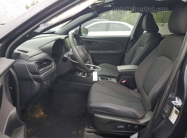 JF2SLDDC2SH558353 2025 SUBARU FORESTER Gray Vista interior delantera