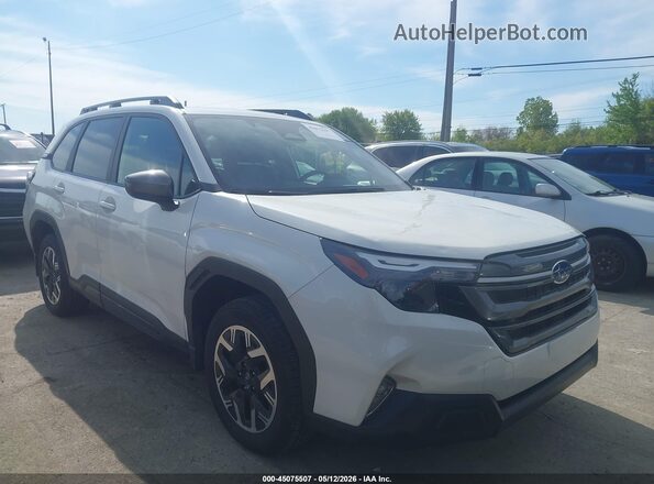 JF2SLDDC3SH418151 2025 SUBARU FORESTER Белый Передняя правая четверть