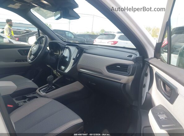 JF2SLDDC3SH418151 2025 SUBARU FORESTER Белый Вид салона спереди
