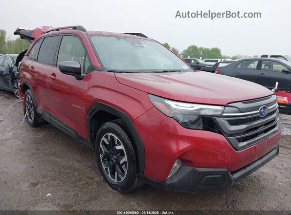 JF2SLDDC3SH443874 2025 SUBARU FORESTER Red Delantero derecho