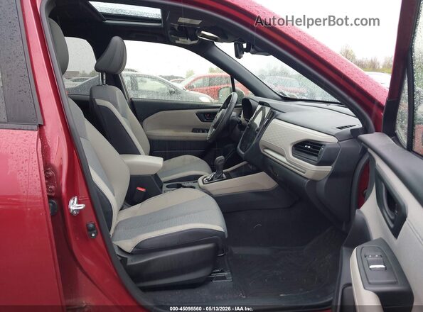 JF2SLDDC3SH443874 2025 SUBARU FORESTER Red Vista interior delantera