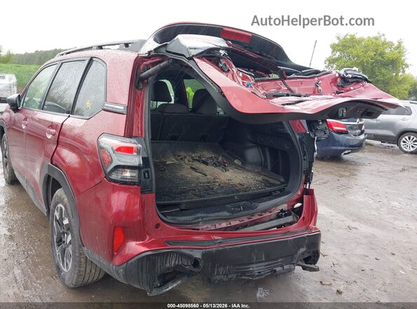 JF2SLDDC3SH443874 2025 SUBARU FORESTER Red Vista frontal