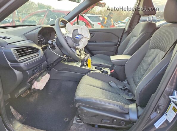 JF2SLDDC9SH416176 2025 SUBARU FORESTER Gray Widok wnętrza z przodu