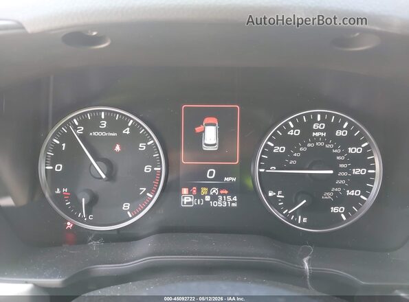 JF2SLDDC9SH604230 2025 SUBARU FORESTER White უკანა სავარძლების ხედი