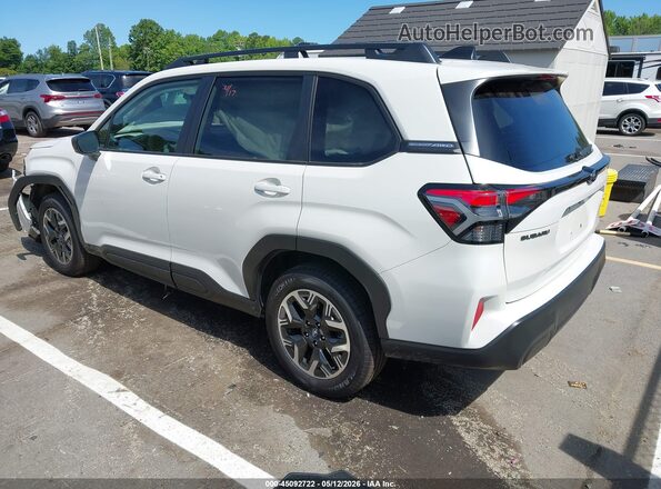 JF2SLDDC9SH604230 2025 SUBARU FORESTER White უკანა მარცხენა