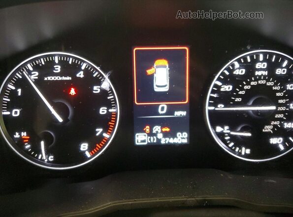 JF2SLDFC1SH537801 2025 SUBARU FORESTER White Widok zestawu wskaźników