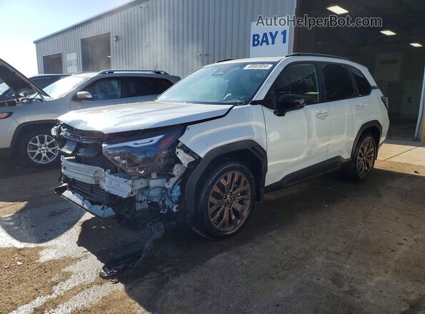 JF2SLDFC1SH537801 2025 SUBARU FORESTER White Przód lewy