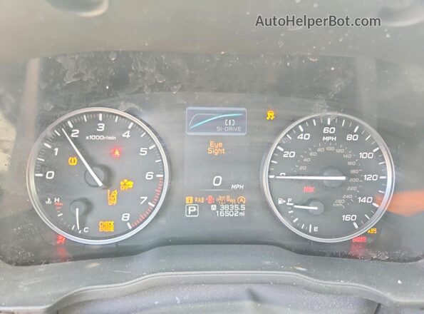 JF2SLDHC6SH443037 2025 SUBARU FORESTER Синий Вид щитка приборов