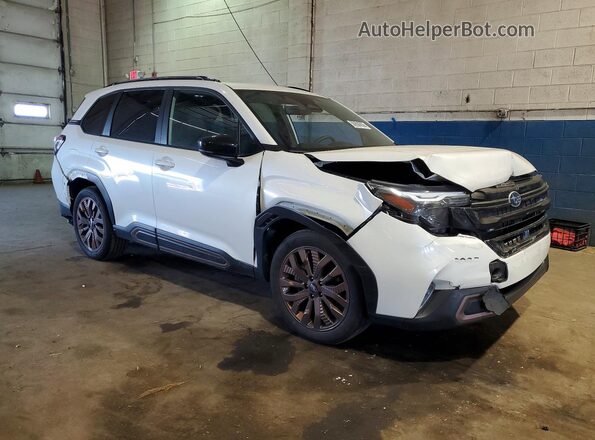 JF2SLDHC7SH497902 2025 SUBARU FORESTER White Przód prawy