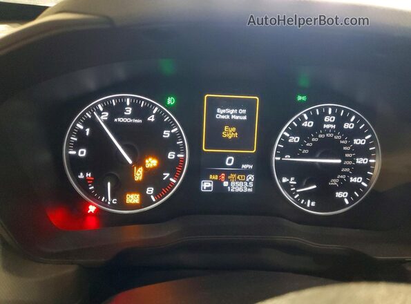 JF2SLDHC7SH497902 2025 SUBARU FORESTER White Widok zestawu wskaźników